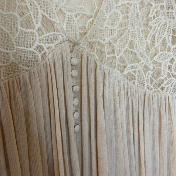 Altar'd State Cream Lace Shift Dress - Picture 2 of 4